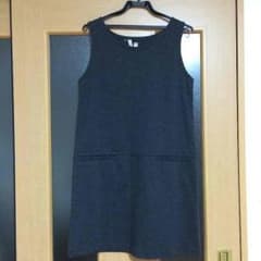 ユニクロ グレー ジャンパースカート ワンピースのサムネイル