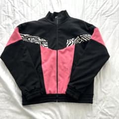 celine セリーヌ トラックジャケット トリオンフ ピンク ゼブラ ブラック celine セリーヌ トラックジャケット トリオンフ ピンク ゼブラ