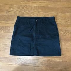 USED☆コットンミニスカート ブラック UNIQLOのサムネイル