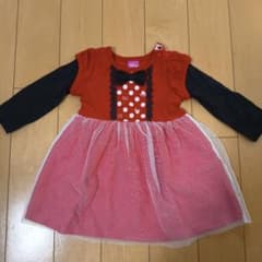 赤黒ボウタイ付きワンピース 80のサムネイル