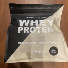 【マッドプロテイン】ホエイプロテイン 1kg ノンフレーバー プレーンのサムネイル