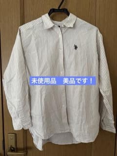 U.S. POLO ASSN. ストライプ長袖シャツ Mのサムネイル