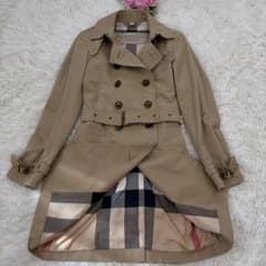 ✨美品✨バーバリーブリット トレンチコート ノバチェック 金ボタン ベージュ ✨美品✨バーバリーブリット トレンチコート ノバチェック 金ボタン