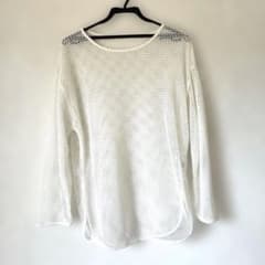 CIAOPANIC TYPY メッシュ 長袖カットソー ホワイトのサムネイル