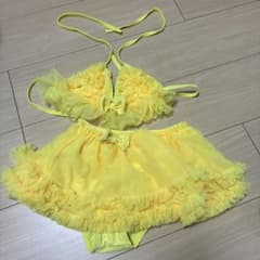 イエロー フリル ビキニ セットアップ 130cmのサムネイル