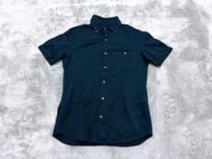 【美品】ニコル 半袖ボタンダウンシャツ 46（Mサイズ）のサムネイル