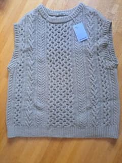 [AURALEE オーラリー]　アランニットベスト