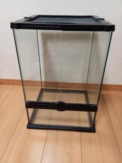爬虫類用 ガラス飼育ケージ 観音開きのサムネイル