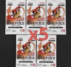ラウンドワン ROUND1 ワンピースカード プロモーションパック 5パック