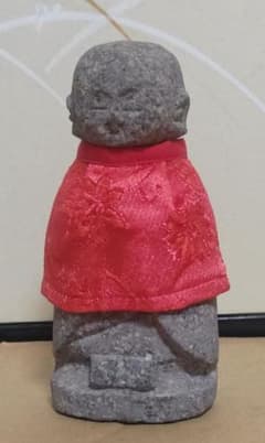 地蔵尊 石 京都寺院様より 石仏/京仏具/寺院/如来/仏像/仏教/和風/置物