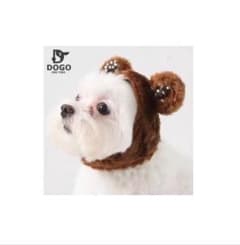 色々な仮装パーティー等に DOGO NewYork 可愛い熊の耳の帽子 Sのサムネイル