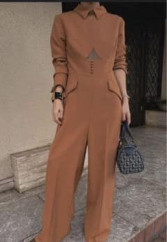 UND BAL COLLAR FRONT OPEN JUMPSUITのサムネイル