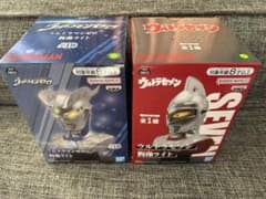 ウルトラセブン・ウルトラマンゼロ 胸像ライト（2種セット）(親子セット)