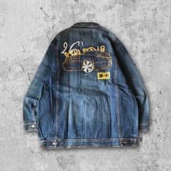 90s HIPHOP】GOD BODYビッグロゴ刺繍デニムジャケット激レアB系 - メルカリ