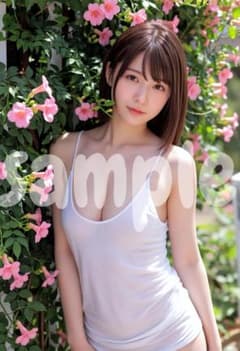 M1375】AI美女 A4ポスター グラビア 美人 かわいい - メルカリ