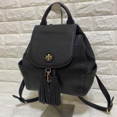 未使用級】トリーバーチ ロビンソン リュック タッセル レザー
