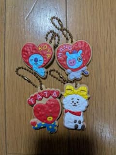 BT21 クッキー風チャーム 4個セットのサムネイル