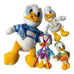 ディズニー ドナルドダック ぬいぐるみ 3点セットのサムネイル