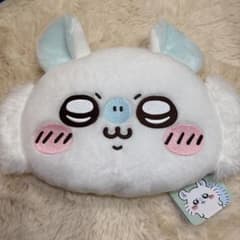 ちいかわだらけくじ C賞 おかおクッション モモンガのサムネイル