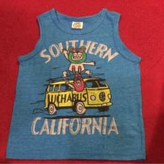 JUNK STORE キッズタンクトップ ブルーのサムネイル
