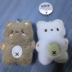 Animal Keychain ぬいぐるみ 2個セットのサムネイル