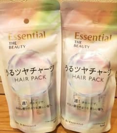 エッセンシャル ザビューティ 髪のキメ美容うるツヤチャージヘアパック×6包　2袋のサムネイル
