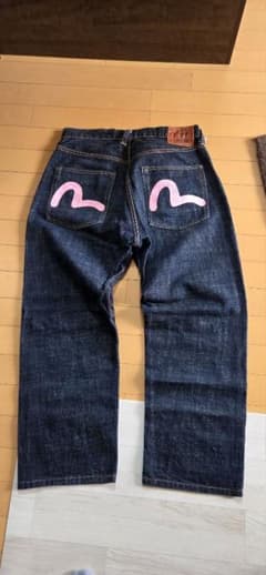 ぼんさい EVISU SPECIAL 2001 ピンクカモメ デニムパンツ ぼんさい様専用 EVISU SPECIAL 2001 ピンクカモメ デニムパンツ - メルカリ