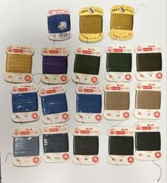 【裁縫用品】ボタンつけ糸　18点セット