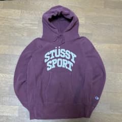 た*た様 希少　stussy sport✖️champion リバースウィーブのサムネイル
