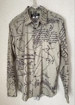COMME des GARCONS HOMME DEUX 音符総柄長袖シャツ - メルカリ