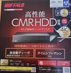 BUFFALO HDV-CCD4U3BA 4TB HDD レコーダー - メルカリ