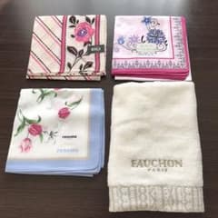新品 ハンカチ3枚 & ミニタオル1枚のサムネイル