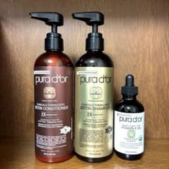 pura d'or ビオチンシャンプー＆コンディショナー ビタミンオイル