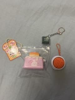 パンがとびだすトースト キーボードキーキャップ 脳みそ ミニチュア カチカチのサムネイル
