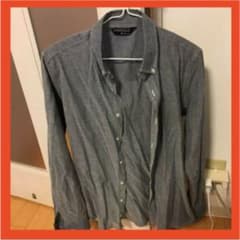 本日のみ値下げグレー シャツ メンズ 長袖シャツのサムネイル