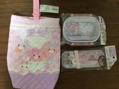 ぼんぼんりぼん 靴袋 お弁当箱 お箸セットのサムネイル