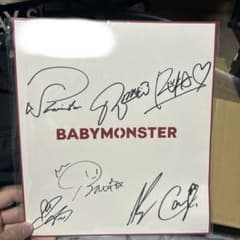 BABYMONSTER 直筆サイン - メルカリ