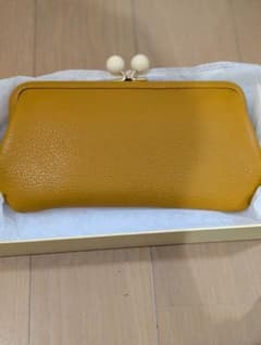新品 perche がま口長財布 イエローのサムネイル