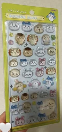 正規品　ちいかわ　ボンボンドロップシール　3点セットのサムネイル