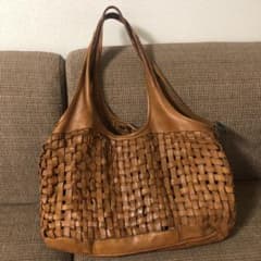 かごバッグ　ZER レザー　未使用　着払いのサムネイル