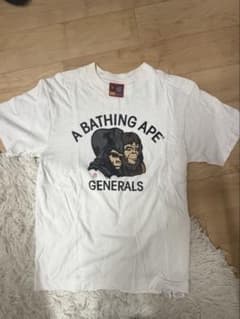 A BATHING APE GENERALS Tシャツ ホワイトのサムネイル