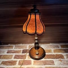 昭和レトロ】新日本照明スタンドライト 調光／アンティーク花柄Dimmer 
