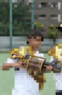デコ銃 ゴールド×ブラックのサムネイル