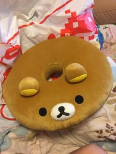 【専用出品】リラックマドーナツ型クッション☆のサムネイル