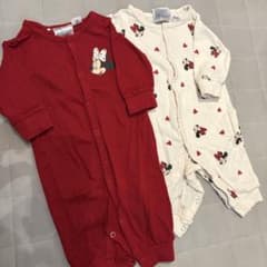 【H&M】ミニーマウス ロンパース 2枚セット 62cm ディズニーのサムネイル