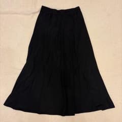 ブラック フレアロングスカートのサムネイル