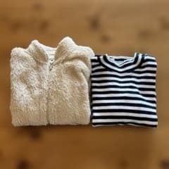 【キッズ・90サイズ】フリース/ハイネックプルオーバー【UNIQLO】のサムネイル