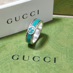 超美品✨】GUCCI グッチ リング ターコイズ エナメル 15号 - メルカリ