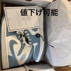 NIKE AIR JORDAN 1 MID ライトブルー ホワイトのサムネイル