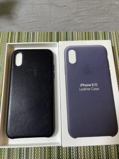 【値下げしました】APPLE IPHONEXS 純正レザーケースのサムネイル
